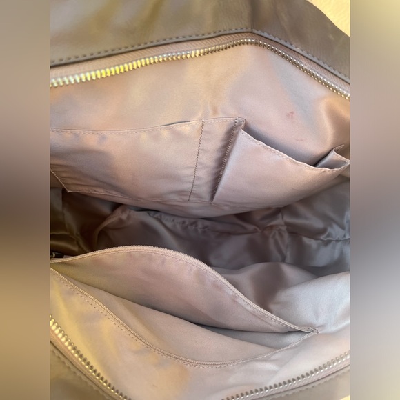 COACH Suede Taupe Tote Bag Silver hardware - Picture 9 of 13